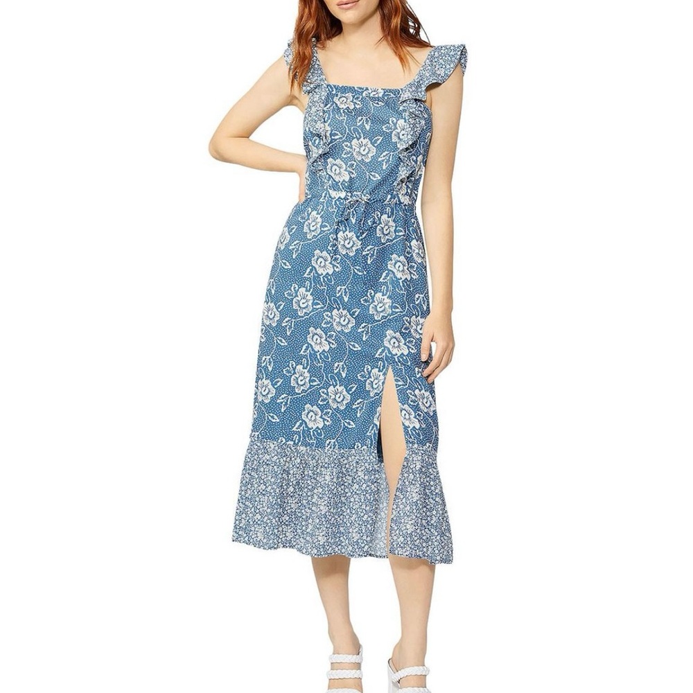 Paige blue and white dress